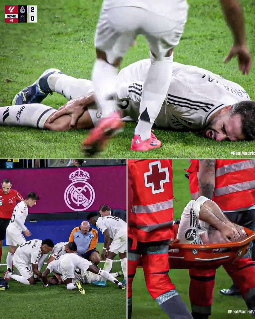 包含皇马阵容轮换获胜，卡瓦哈尔突围得手的词条